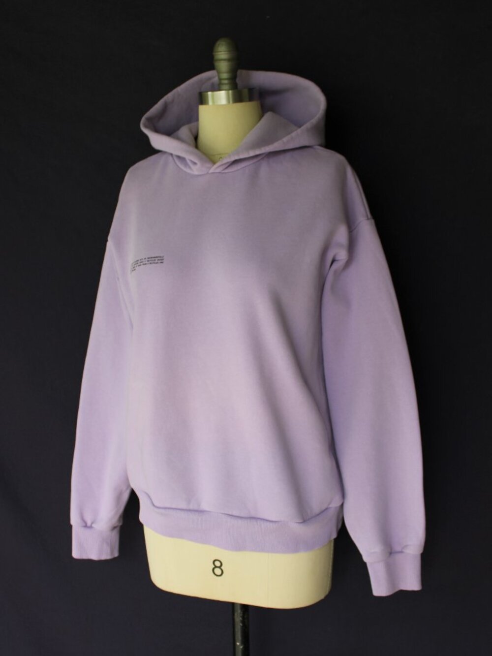 PANGAIA 365 Cotton hoodie sweatshirt jumper orchid lavender streetwear $205 M - Picture 6 of 12